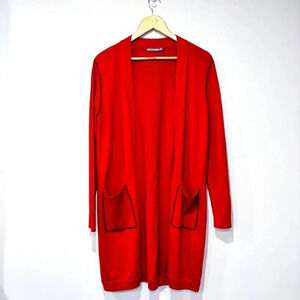 ERIC ALEXANDRE  Open red cardigan